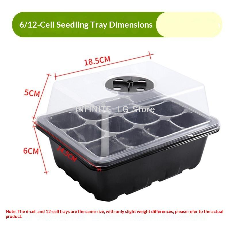 Humidity Dome Kit - Plateau de semis domestique à 6/12